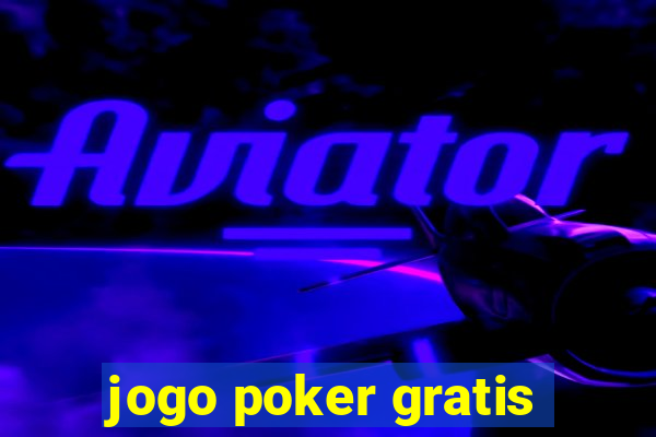 jogo poker gratis