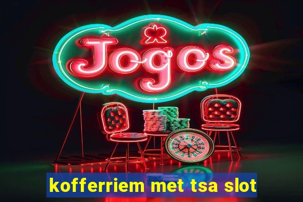 kofferriem met tsa slot