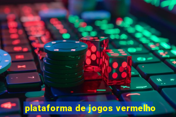 plataforma de jogos vermelho