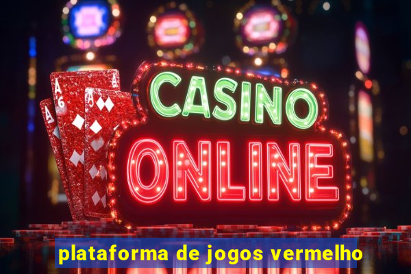 plataforma de jogos vermelho