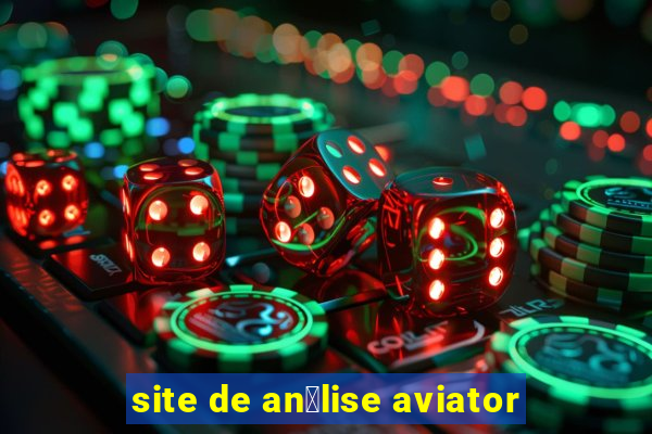 site de an谩lise aviator