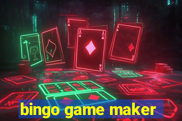 bingo game maker