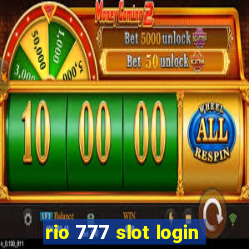 rio 777 slot login