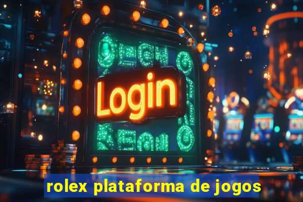 rolex plataforma de jogos