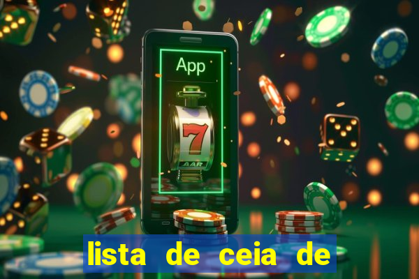 lista de ceia de natal completa