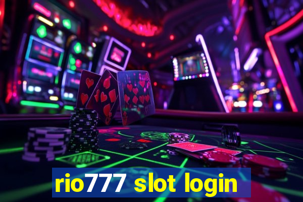 rio777 slot login