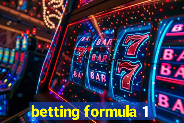 betting formula 1