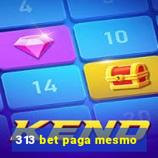 313 bet paga mesmo