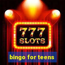 bingo for teens