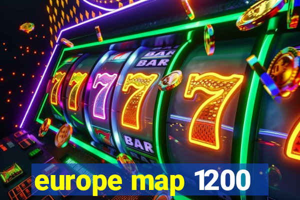 europe map 1200