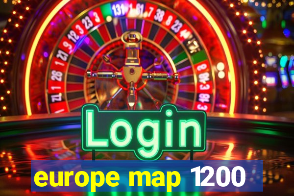 europe map 1200