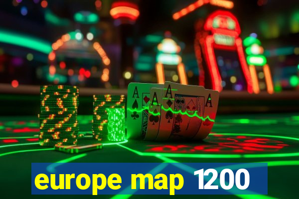 europe map 1200