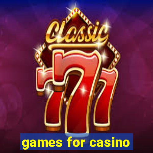 games for casino