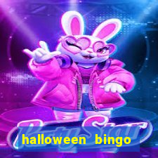 halloween bingo cards with numbers