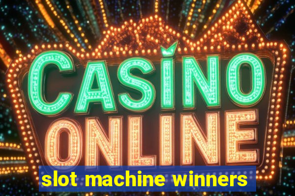 slot machine winners