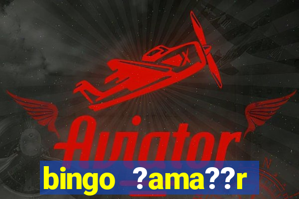 bingo ?ama??r deterjan? kimin