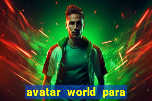 avatar world para imprimir e colorir