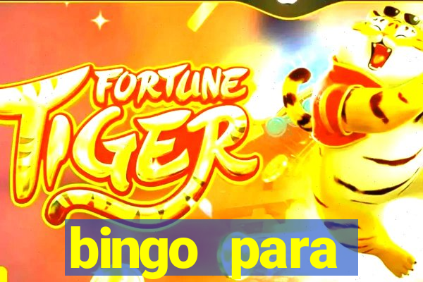 bingo para despedida de solteira para imprimir