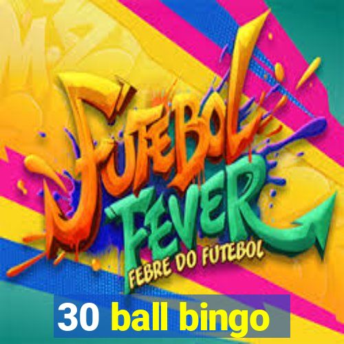 30 ball bingo