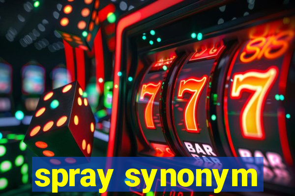 spray synonym