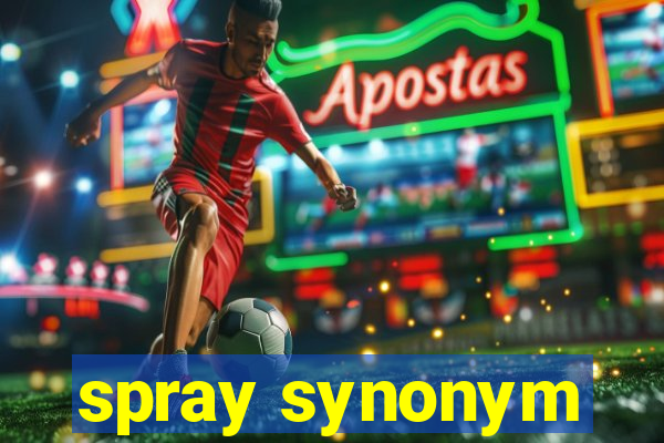 spray synonym