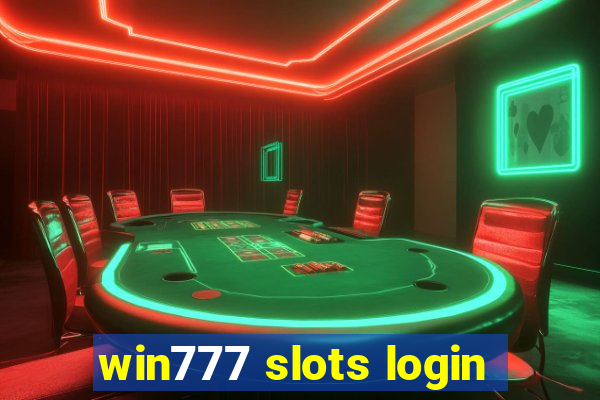 win777 slots login