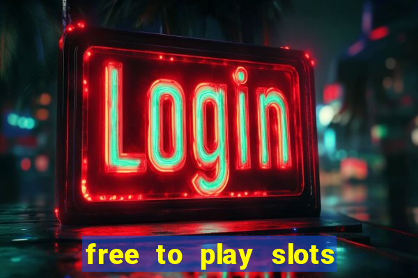 free to play slots online no download