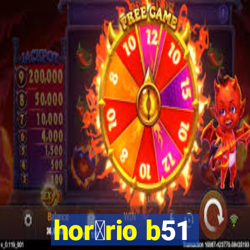 hor谩rio b51