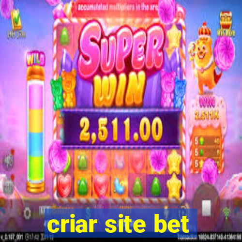 criar site bet