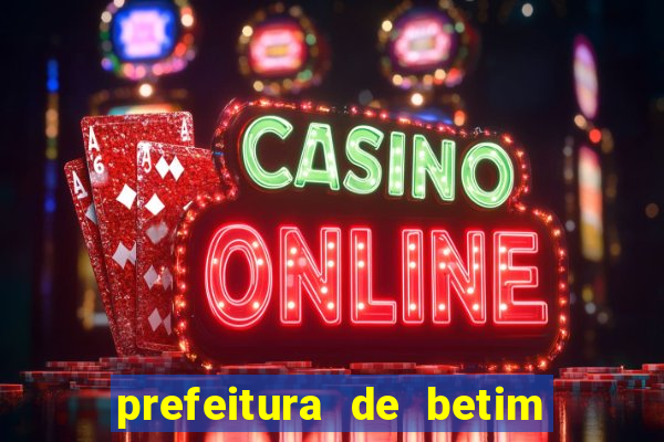 prefeitura de betim - contracheque online