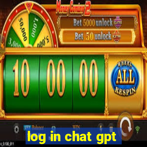 log in chat gpt