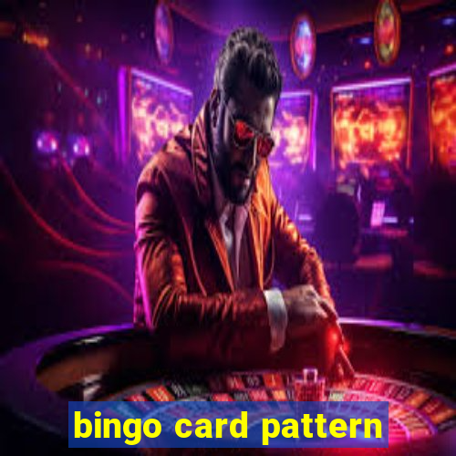 bingo card pattern