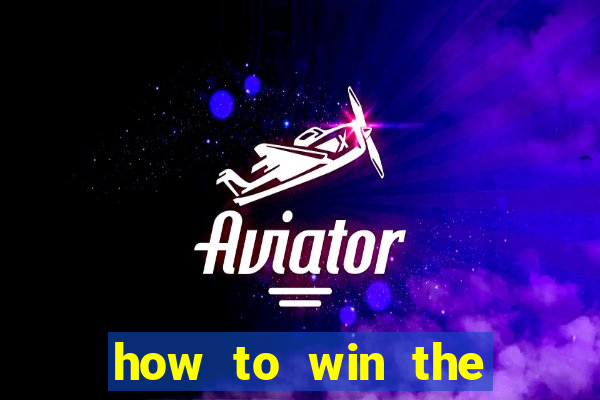 how to win the slot machine