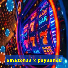 amazonas x paysandu