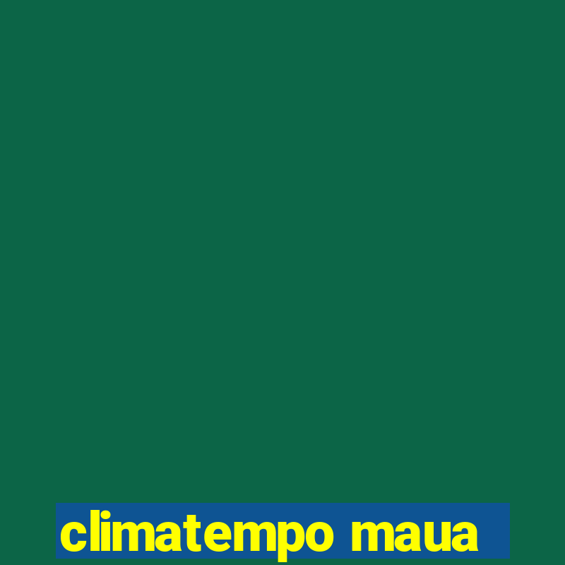 climatempo maua