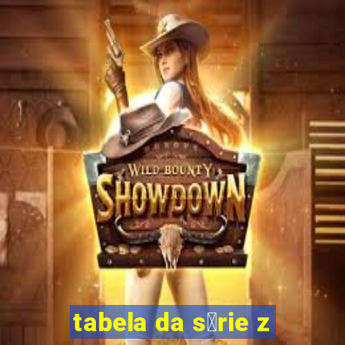 tabela da s茅rie z