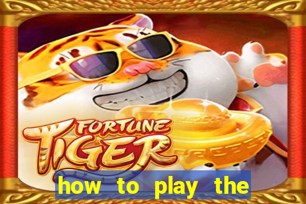 how to play the buffalo slot machine