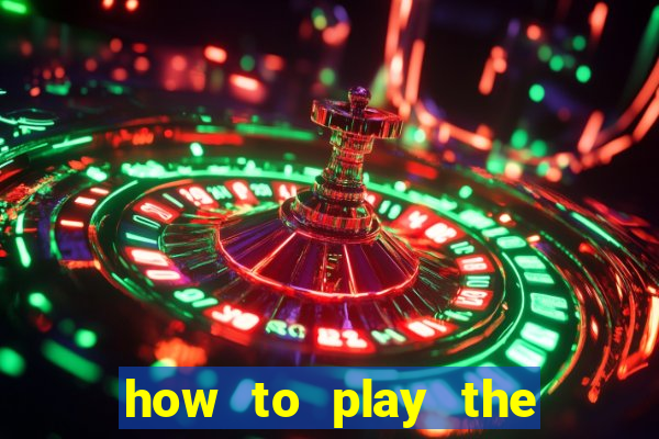 how to play the buffalo slot machine