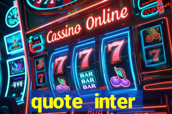 quote inter passaggio turno