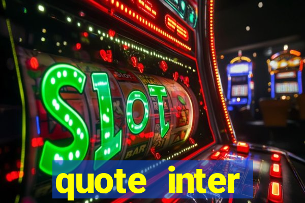 quote inter passaggio turno