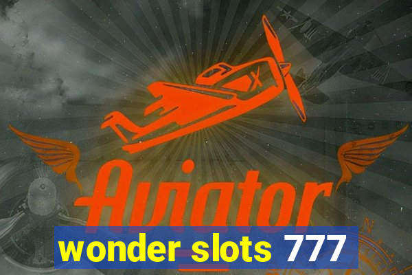 wonder slots 777