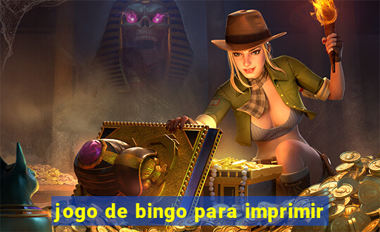 jogo de bingo para imprimir