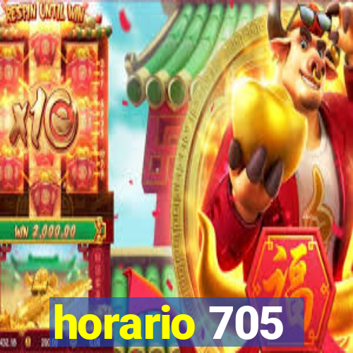 horario 705