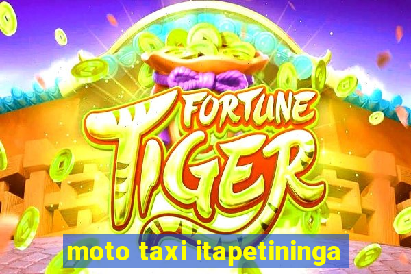 moto taxi itapetininga