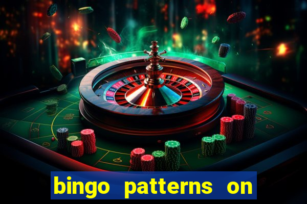 bingo patterns on slot machines