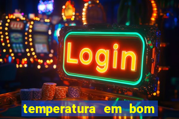 temperatura em bom jesus da lapa