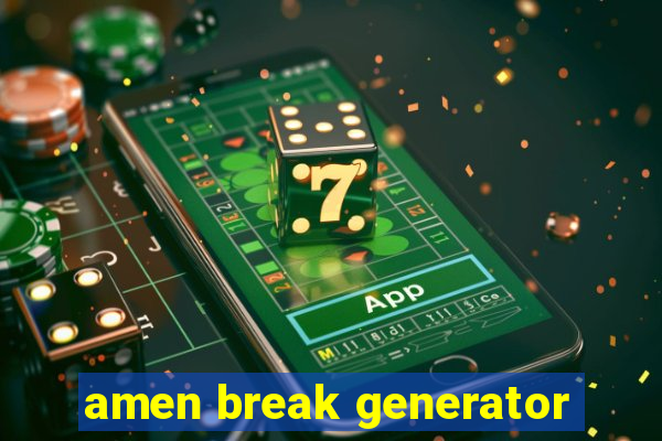 amen break generator