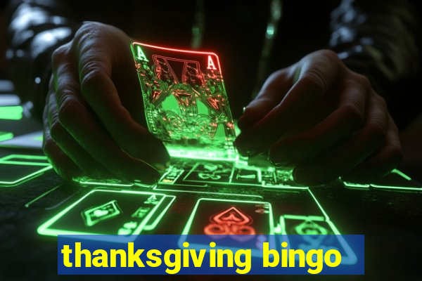 thanksgiving bingo