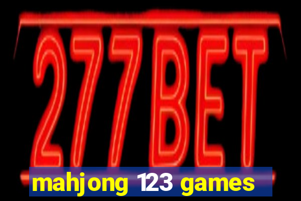 mahjong 123 games