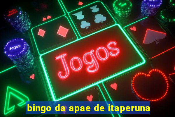 bingo da apae de itaperuna